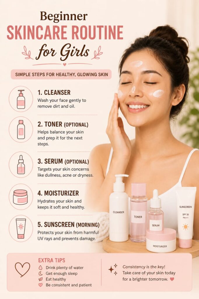 BEGINNER SKINCARE ROUTINE