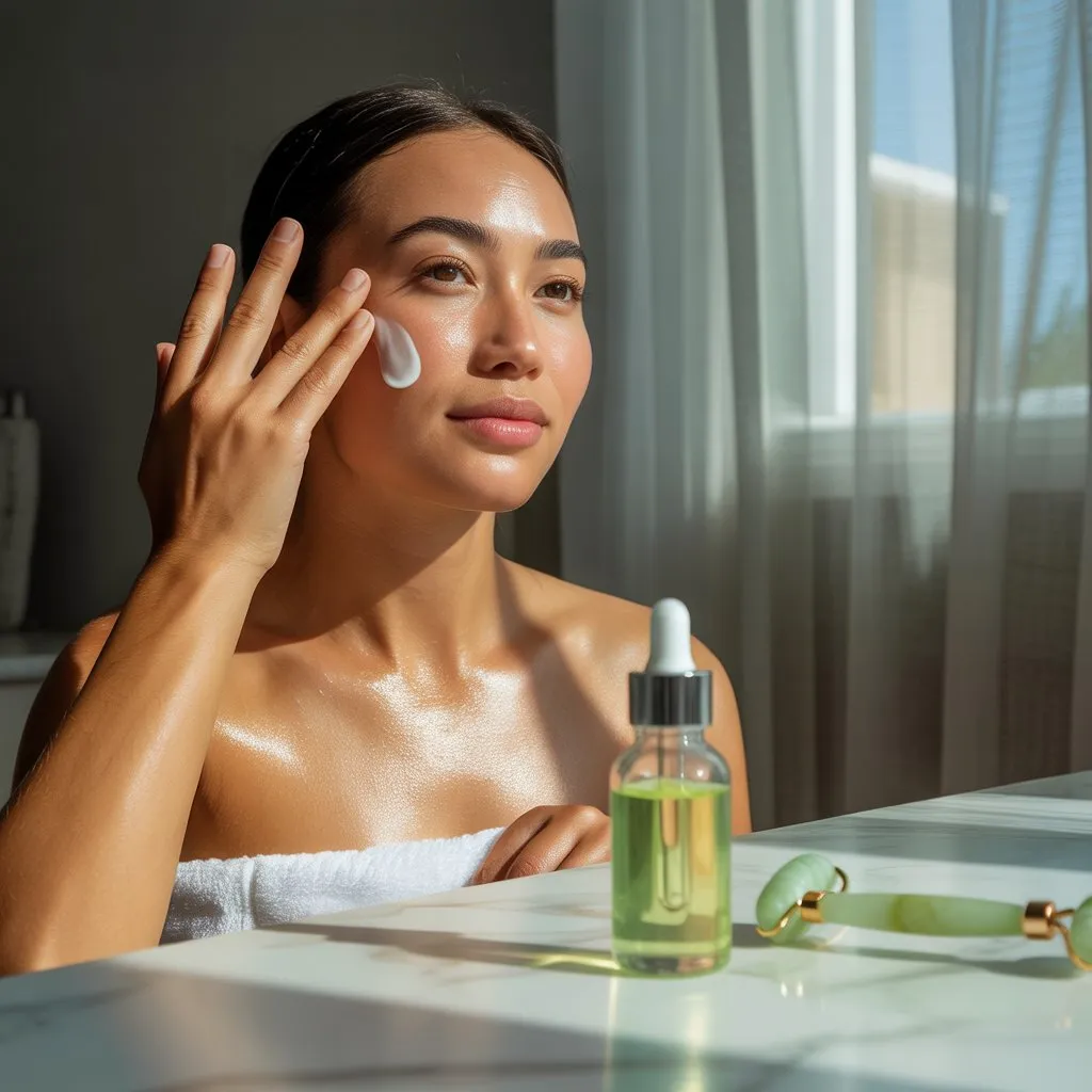 
Beginner-skincare-routine-for-clear-skin-step-by-step.
