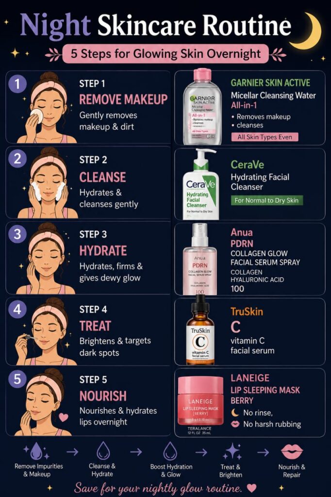 NIGHT SKINCARE ROUTINE